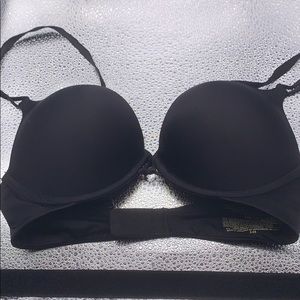 Bombshell plunge Victoria Secret bra BLACK